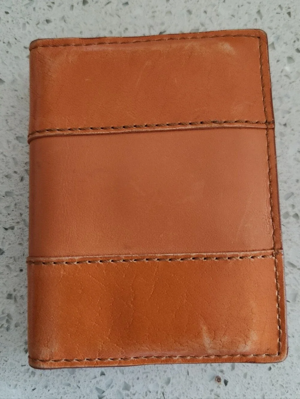 Fossil Deep Tan Leather Wallet
